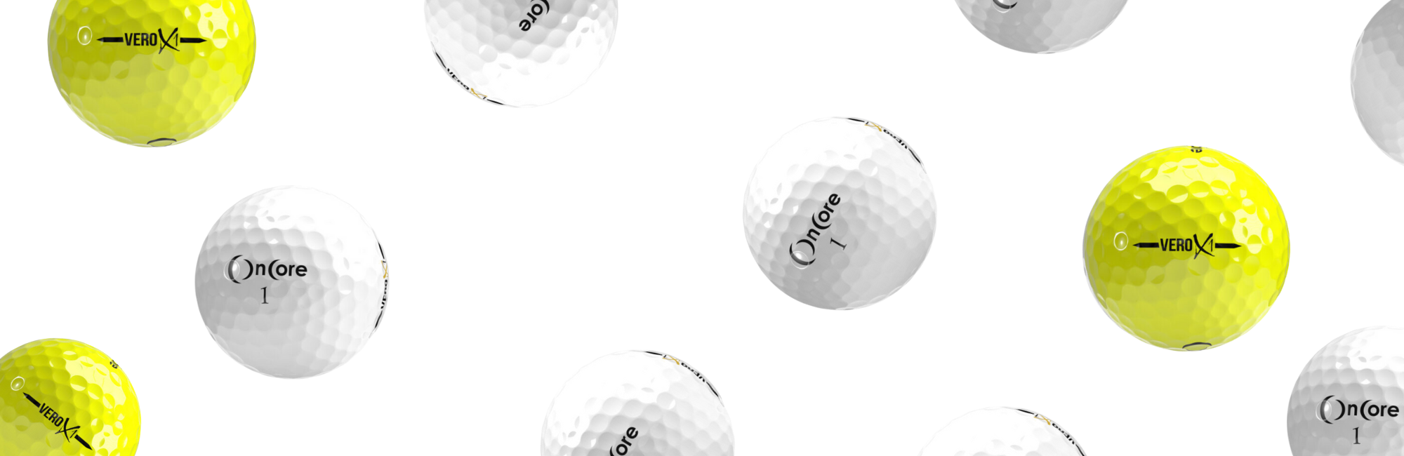 OnCore Vero 2 Golf Balls by Vertical Groove Golf