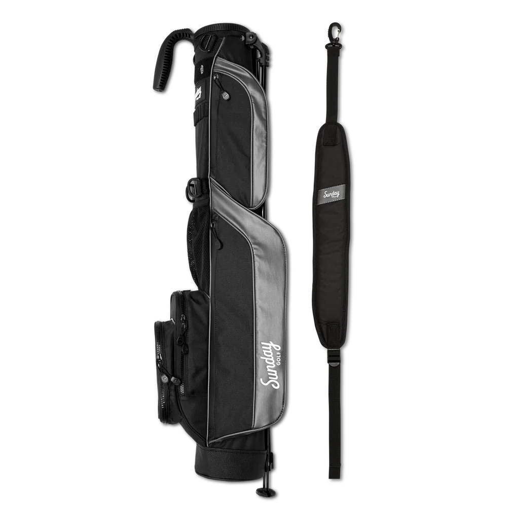 Sunday Golf The Loma Matte Black Golf Bag by Vertical Groove Golf (VGG)